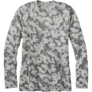 Outdoor Research Alpine Onset Merino Wool Mix Crew Womens Large Blue Camo